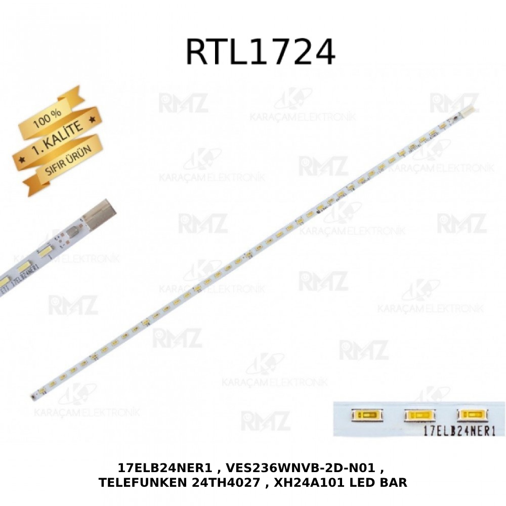 17ELB24NER1 , VES236WNVB-2D-N01 , TELEFUNKEN 24TH4027 , XH24A101 LED BAR , REGAL 24R4015H LED BAR , FINLUX 24FX415H LED BAR , VESTEL 24HB5100B , 24HA5100 LED BAR , TECHWOOD 24LED274 , LE24S274H LED BAR , SEG 24SE5100 , 24SE5100W , LE24SAT227-B , LE24SAT27